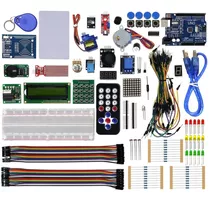 Kit Robótica Placa Uno C/ Tutorial Para Arduino + 200 Pcs Nf