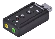 Adaptador De Tarjeta De Sonido Virtual Usb De 7.1 Canales Ausb71