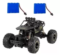 Carrinho Controle Remoto 4x4 Off Road Mais Bateria Reserva