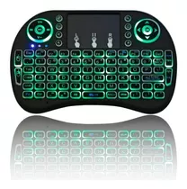 Mini Teclado Air Mouse Touch Sem Fio Tv Wireless Com Luz