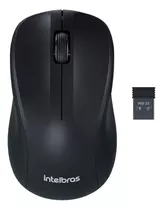 Mouse Intelbras Msi55  Sem Fio Preto