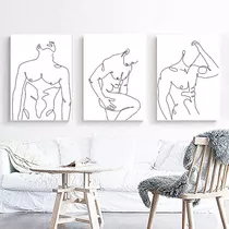 Hombres Arte Desnudo Figura Masculina Pintura En Lienzo Dibu