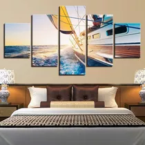 Quadros Decorativos Sala Velejador Barco A Vela