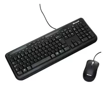 Kit Teclado Mouse Microsoft C/fio Wired Desktop 600 Usb