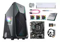 Kit Gamer Ryzen 3 2200g + A320m/ 32gb Ddr4/ Cooler/ Gabinete