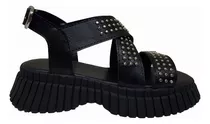 Sandalias Nenas/niñas Tachas Verano Plataforma Talle 27 A 34