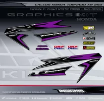 Calcos Honda Tornado - X- Project - Mystic Cross - Insignia