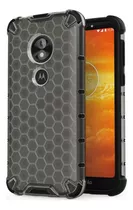 Gris Para Motorola Moto E5 Play Go Shockproof Honeycomb Pc +