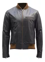 Campera De Cuero Para Hombre Bomber Liam Leather