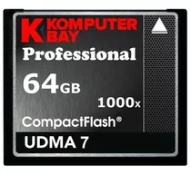 Komputerbay - Tarjeta Flash Compacta Profesional (64 Gb, Cf