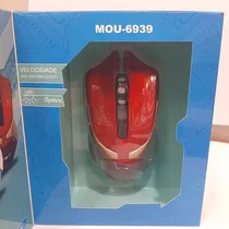 Mouse Gamer Óptico Profissional Com Fio Usb 3200dpi Mou-6938