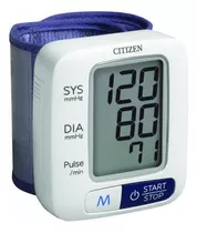 Tensiómetro Digital Muñeca Citizen Ch-650 Detector Arritmia Color Blanco