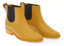 Bota De Lluvia Chelsea Mustard