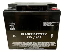 Bateria Estacionária Selada 12v 45ah Planet Battery
