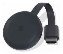 Google Chromecast 3 Full Hd Media Streaming Negro. Color Carbón