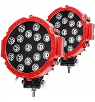 Pack 2 Foco Luz Led Neblinero 17 Led 51w Offroad