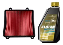 Kit Service Filtro Aire + Aceite Elaion Honda Xr 150 L Gm 