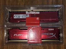 Memoria Ram Ddr4 Hyperx Fury 8gb 2666mhz Red