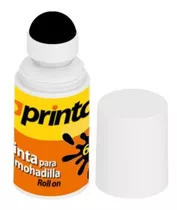 Tinta Rolon Para Almohadillas Printa Negra