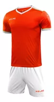 Equipamiento Kelme Lisa Naranja De Futbol Camiseta Y Short