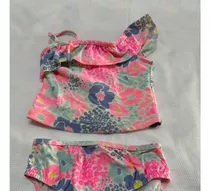 Malla Bikini Niña Marca Carters Talle 24 Meses Floreada