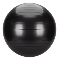 Pelota Best Yoga Pilates Fitness Ejercicio 65 Cm Color Negro