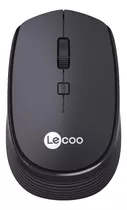 Mouse Sem Fio Lenovo Lecoo Ws202 Preto Ambidestro Ergonômico