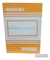 Manual De Usuario Original Suzuki Gn 125 E Año 1991