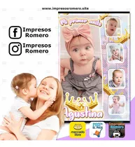 Banner De Cumpleaños Personalizados Con Fotos