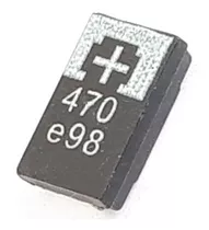 20pçs Capacitor De Tântalo Tantalo 470uf 2,5v Frete 8,00