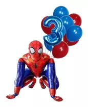 Globo Hombre Araña Spiderman Avengers Súper Héroe Fiesta 