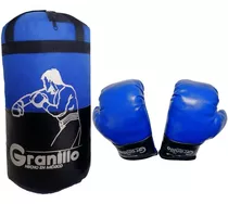  Costal Boxeo Saco Infantil Niño + Guantes De 2 A 12 Años