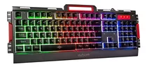 Kit Gamer Teclado E Mouse Exbom Bk-g3000 Led Metal