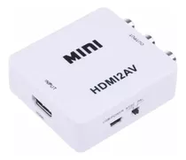 Adaptador Convertidor Hdmi A Rca Av Audio Video Conversor Tv