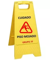 Señaletica De Aviso Cuidado Piso Mojado