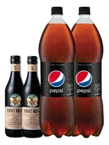 Combo Previa - 2 Fernet Branca 450ml + 2 Pepsi Black 2lt