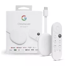 Google Chromecast 4 Con Tv 4k Hdr Hdmi  Control Remoto Voz