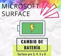 Cambio Batería Surface Todos Los Modelos