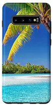 Funda Para Galaxy S10+ Palm Trees Paradise Beach Sun Pattern