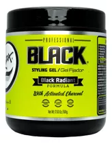 Rolda Black Styling Hair Gel Fijación Extra Fuerte 500g