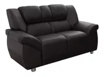 Sillon 2 Cuerpos Sofa Living Pu Negro Córdoba