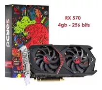 Placa De Vídeo Amd Pcyes  Radeon Rx 570 4gb - 256 Bits