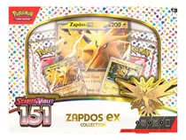 Pokèmon 151 Zapdos Ex Inglés