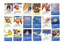 Coleção 89 Cartas Club Penguin / Disney - Card Game