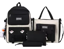 Kit De Mochila Escolar Para Jóvenes Mujeres, 4 Piezas