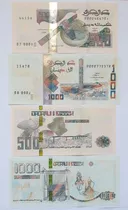 Billetes Mundiales : Argelia 500, 1000 Dinares 2018(19)