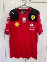 Camiseta Original Fórmula 1 Ferrari Carlos Sainz #55