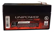 12v 1,3ah Unipower Agm Vrla - Alarme Nobreak (ups)