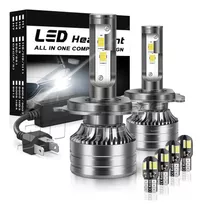 Kit De Luces Led Alta/baja Para Nissan H4, 4000 Lm, Canbus