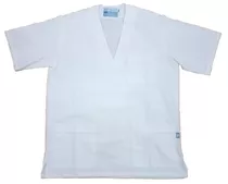 Chaqueta Escote-v Grafil Médico Profesional Blanca Xxs-a-xl